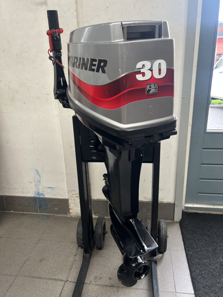 Mariner 30PK 2-takt buitenboordmotor uit 2002, kortstaart en handgestart