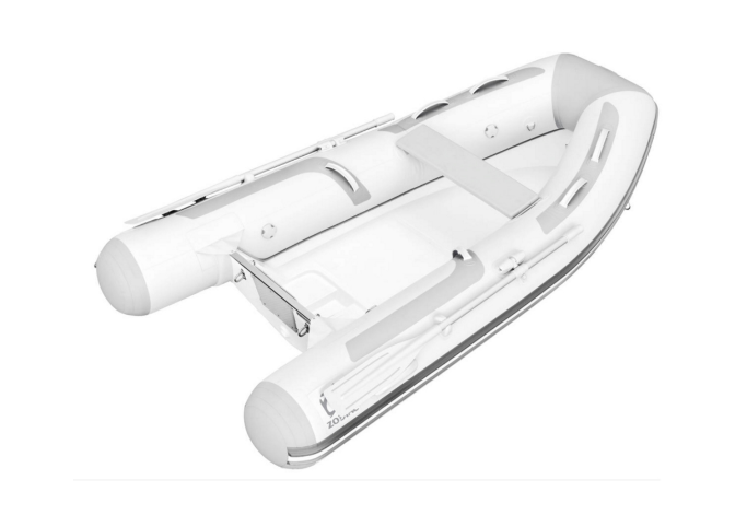 Zodiac Cadet RIB 310 grijs neopreen